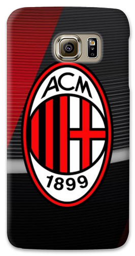 Head Case Designs Licenza Ufficiale AC Milan Rosso E Grigio Modelli Cresta Cover Dura per Parte Posteriore Compatibile con Samsung Galaxy S21 5G