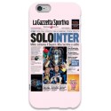 COVER SOLO INTER Gazzetta per iPhone 3g/3gs 4/4s 5/5s/c 6/6s Plus iPod Touch 4/5/6 iPod nano 7