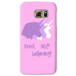 COVER UNICORNI DONT STOP BELIEVING PER ASUS HTC HUAWEI LG SONY BLACKBERRY