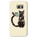 COVER GATTO COFFEE PER ASUS HTC HUAWEI LG SONY BLACKBERRY