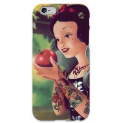 COVER BIANCANEVE TATTOO per iPhone 3g/3gs 4/4s 5/5s/c 6/6s Plus iPod Touch 4/5/6 iPod nano 7