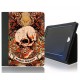 CUSTODIA A LIBRO ECOPELLE TESCHIO SKULL