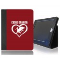 CUSTODIA A LIBRO ECOPELLE TORINO CUORE GRANATA