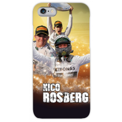 COVER NICO ROSBERG F1 per iPhone 3g/3gs 4/4s 5/5s/c 6/6s/7 Plus iPod Touch 4/5/6 iPod nano 7