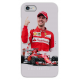 COVER SEBASTIAN VETTEL F1 per iPhone 3g/3gs 4/4s 5/5s/c 6/6s/7 Plus iPod Touch 4/5/6 iPod nano 7