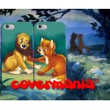 COVER DI COPPIA RED E TOBY per APPLE SAMSUNG HUAWEI LG SONY ASUS