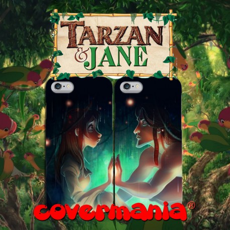 COVER DI COPPIA TARZAN E JANE per APPLE SAMSUNG HUAWEI LG SONY ASUS