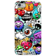 COVER GRAFFITI METROPOLITANI per iPhone 3g/3gs 4/4s 5/5s/c 6/6s/7 Plus iPod Touch 4/5/6 iPod nano 7