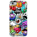COVER GRAFFITI METROPOLITANI per iPhone 3g/3gs 4/4s 5/5s/c 6/6s/7 Plus iPod Touch 4/5/6 iPod nano 7