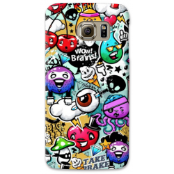 COVER GRAFFITI METROPOLITANI per SAMSUNG GALAXY SERIE S, S MINI, A, J, NOTE, ACE, GRAND NEO, PRIME, CORE