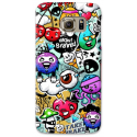 COVER GRAFFITI METROPOLITANI per SAMSUNG GALAXY SERIE S, S MINI, A, J, NOTE, ACE, GRAND NEO, PRIME, CORE
