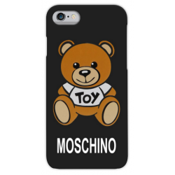 COVER TIPO MOSCHINO BEAR per iPhone 3g/3gs 4/4s 5/5s/c 6/6s/7 Plus iPod Touch 4/5/6 iPod nano 7