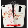 COVER DI COPPIA MANI FILO ROSSO per APPLE SAMSUNG HUAWEI LG SONY ASUS