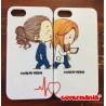 COVER DI COPPIA GREY'S ANATOMY per APPLE SAMSUNG HUAWEI LG SONY ASUS