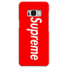 COVER SUPREME ROSSO per SAMSUNG GALAXY SERIE S, S MINI, A, J, NOTE, ACE, GRAND NEO, PRIME, CORE, MEGA