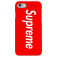 COVER SUPREME ROSSO per iPhone 3gs 4s 5/5s/c 6s 7 8 Plus X iPod Touch 4/5/6 iPod nano 7