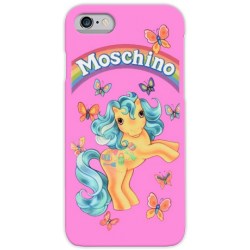 COVER MOSCHINO My little Pony per iPhone 3gs 4s 5/5s/c 6s 7 8 Plus X iPod Touch 4/5/6 iPod nano 7