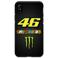 COVER VALENTINO ROSSI 46 CARBONIO per iPhone 3gs 4s 5/5s/c 6s 7 8 Plus X iPod Touch 4/5/6 iPod nano 7