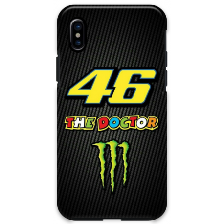 COVER VALENTINO ROSSI 46 CARBONIO per iPhone 3gs 4s 5/5s/c 6s 7 8 Plus X iPod Touch 4/5/6 iPod nano 7