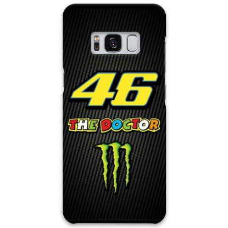 COVER VALENTINO ROSSI 46 CARBONIO per SAMSUNG GALAXY SERIE S, S MINI, A, J, NOTE, ACE, GRAND NEO, PRIME, CORE, MEGA