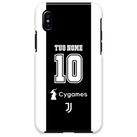 COVER JUVE JUVENTUS TUO NOME per iPhone 3gs 4s 5/5s/c 6s 7 8 Plus X iPod Touch 4/5/6 iPod nano 7