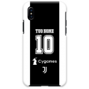 COVER JUVE JUVENTUS TUO NOME per iPhone 3gs 4s 5/5s/c 6s 7 8 Plus X iPod Touch 4/5/6 iPod nano 7