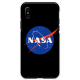 COVER NASA NERO per iPhone 3gs 4s 5/5s/c 6s 7 8 Plus X iPod Touch 4/5/6 iPod nano 7