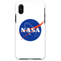 COVER NASA BIANCO per iPhone 3gs 4s 5/5s/c 6s 7 8 Plus X iPod Touch 4/5/6 iPod nano 7