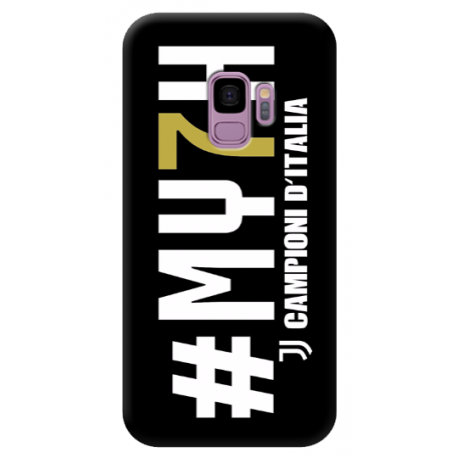 COVER JUVE JUVENTUS CELEBRATIVA SCUDETTO 2018 per SAMSUNG GALAXY SERIE S, S MINI, A, J, NOTE, ACE, GRAND NEO, PRIME, CORE, MEGA