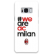 COVER WE ARE AC MILAN per SAMSUNG GALAXY SERIE S, S MINI, A, J, NOTE, ACE, GRAND NEO, PRIME, CORE