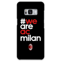 COVER WE ARE AC MILAN per SAMSUNG GALAXY SERIE S, S MINI, A, J, NOTE, ACE, GRAND NEO, PRIME, CORE