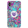 COVER INIZIALI MONOGRAM FIORI per APPLE IPHONE SAMSUNG GALAXY HUAWEI ASUS LG ALCATEL SONY WIKO VODAFONE MICROSOFT NOKIA