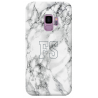 COVER INIZIALI MARMO GRIGIO per APPLE IPHONE SAMSUNG GALAXY HUAWEI ASUS LG ALCATEL SONY WIKO VODAFONE MICROSOFT NOKIA