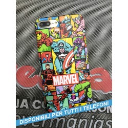 COVER MARVEL COLLAGE per APPLE IPHONE SAMSUNG GALAXY HUAWEI ASUS LG ALCATEL SONY WIKO XIAOMI