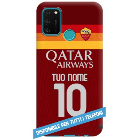 COVER ROMA NUOVA MAGLIA NOME E NUMERO 2020-21 per APPLE IPHONE SAMSUNG GALAXY HUAWEI ASUS LG ALCATEL SONY WIKO XIAOMI