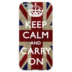 COVER KEEP CALM AND CARRY ON per iPhone 3g/3gs 4/4s 5/5s/c 6/6s Plus iPod Touch 4/5/6 iPod nano 7