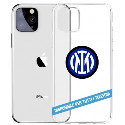 COVER TRASPARENTE INTER NUOVO LOGO per APPLE IPHONE SAMSUNG GALAXY HUAWEI ASUS LG OPPO SONY WIKO XIAOMI