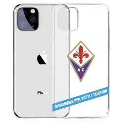 COVER TRASPARENTE FIORENTINA LOGO per APPLE IPHONE SAMSUNG GALAXY HUAWEI ASUS LG OPPO SONY WIKO XIAOMI