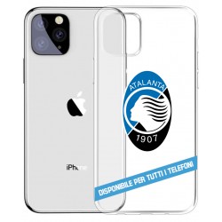 COVER TRASPARENTE ATALANTA LOGO per APPLE IPHONE SAMSUNG GALAXY HUAWEI ASUS LG OPPO SONY WIKO XIAOMI