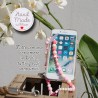 Phone Beads 6 ciondolo charm per telefono smartphone Fatto a Mano