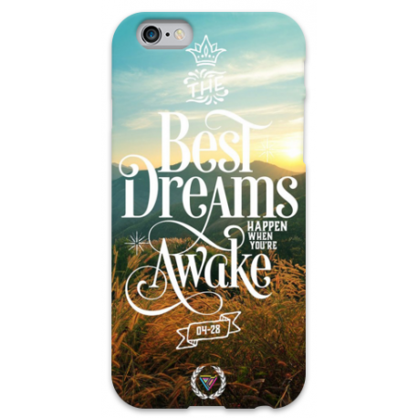 COVER FRASI THE BEST DREAMS per iPhone 3g/3gs 4/4s 5/5s/c 6/6s Plus iPod Touch 4/5/6 iPod nano 7