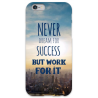 COVER FRASI NEVER DREAMS per iPhone 3g/3gs 4/4s 5/5s/c 6/6s Plus iPod Touch 4/5/6 iPod nano 7