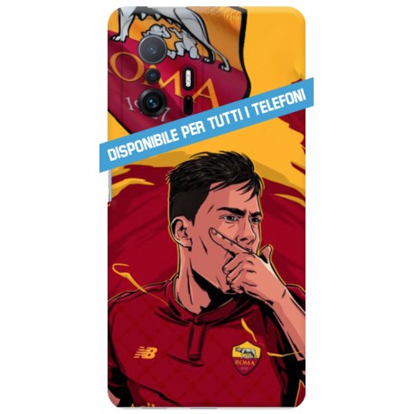 COVER PAULO DYBALA ROMA CARTOON per APPLE IPHONE SAMSUNG GALAXY HUAWEI ASUS LG ALCATEL SONY WIKO XIAOMI OPPO