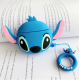 custodia case silicone AirPods Stitch blu