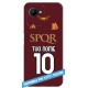 COVER ROMA NUOVA MAGLIA 2023-24 NOME E NUMERO per APPLE IPHONE SAMSUNG GALAXY HUAWEI ASUS LG ALCATEL OPPO VIVO XIAOMI