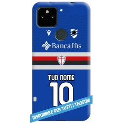 COVER SAMPDORIA NUOVA MAGLIA 2023-24 NOME E NUMERO per APPLE IPHONE SAMSUNG GALAXY HUAWEI ASUS LG ALCATEL OPPO VIVO XIAOMI