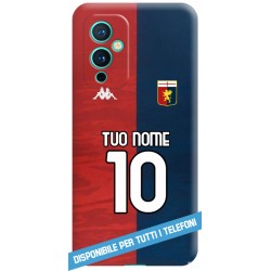 COVER GENOA NUOVA MAGLIA 2023-24 NOME E NUMERO per APPLE IPHONE SAMSUNG GALAXY HUAWEI ASUS LG ALCATEL OPPO VIVO XIAOMI