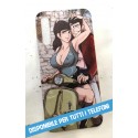 COVER lupin fujiko margot vespa per APPLE IPHONE SAMSUNG GALAXY HUAWEI ASUS LG ALCATEL SONY WIKO XIAOMI OPPO