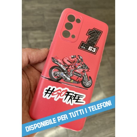 COVER cover bagnaia ducati gofree per TUTTI I TELEFONI