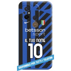 COVER INTER NUOVA MAGLIA 2024-25 NOME E NUMERO per APPLE IPHONE SAMSUNG GALAXY HUAWEI ASUS LG ALCATEL OPPO VIVO XIAOMI